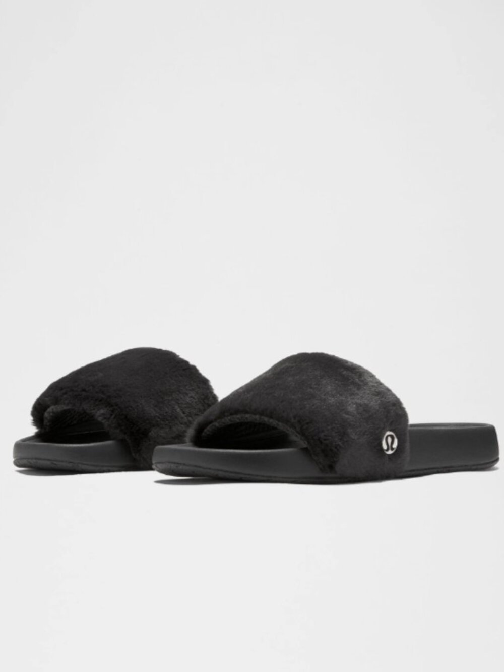 Lululemon Restfeel Faux Fur Slides